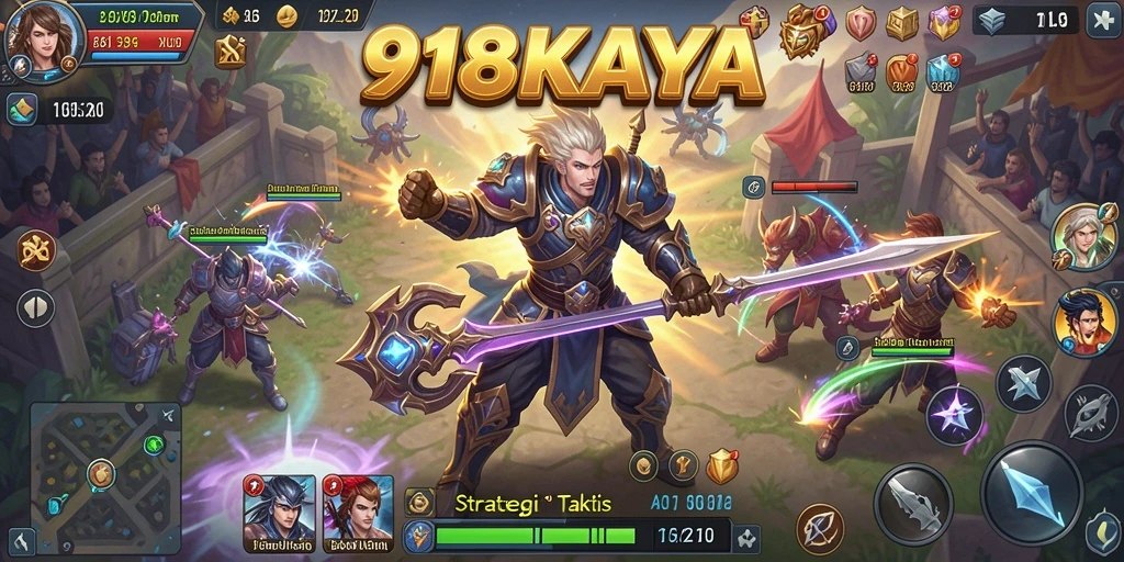 Tampilan gameplay <strong>918KAYA</strong> yang mendebarkan dan penuh strategi.