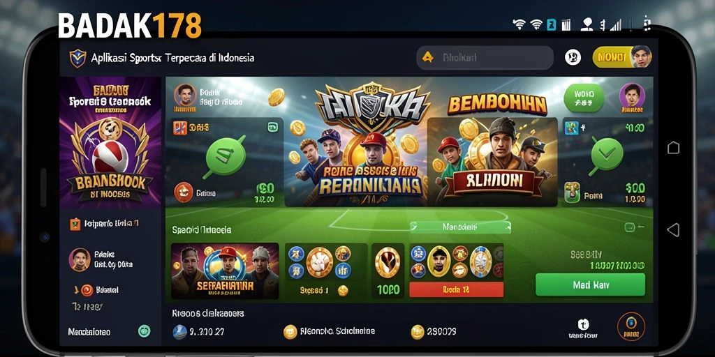 Screenshot menampilkan antarmuka olahraga yang menarik di BADAK178.