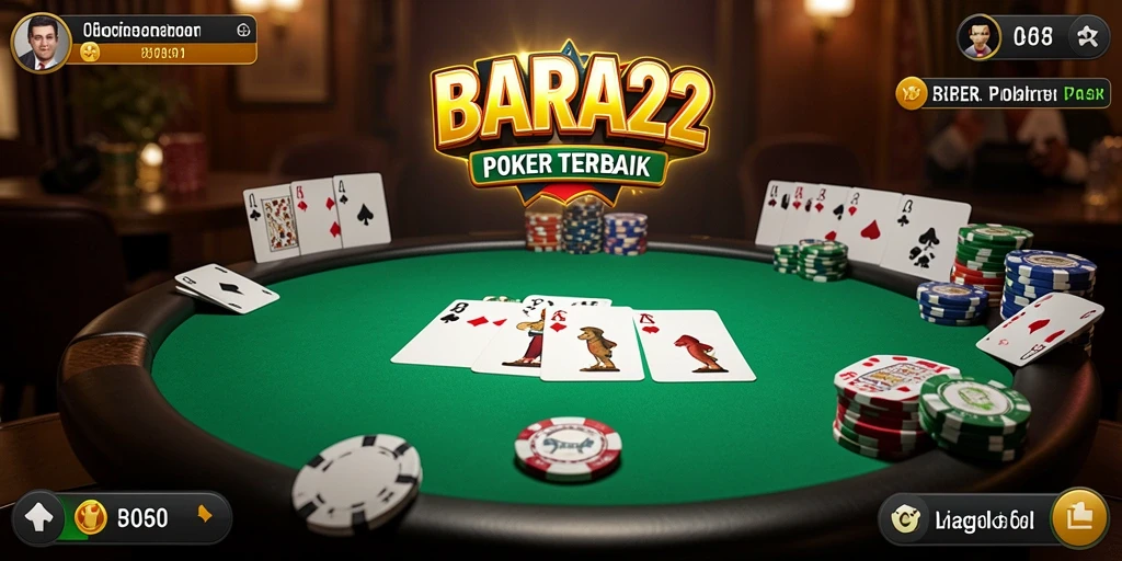 Gameplay seru di <strong>BARA22</strong> dengan poker langsung.