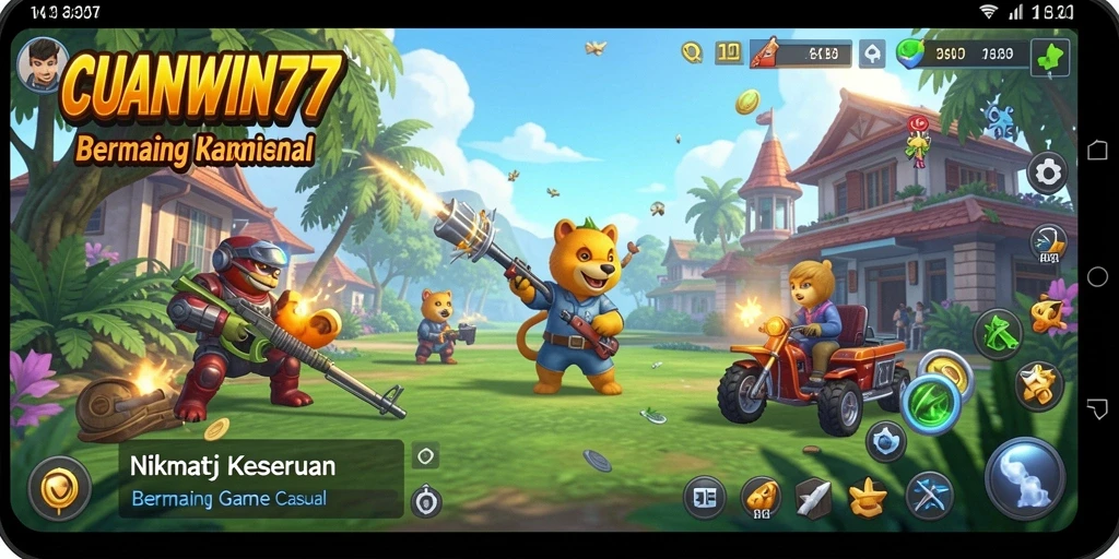 Tampilan gameplay CUANWIN77 yang menarik dan menyenangkan.