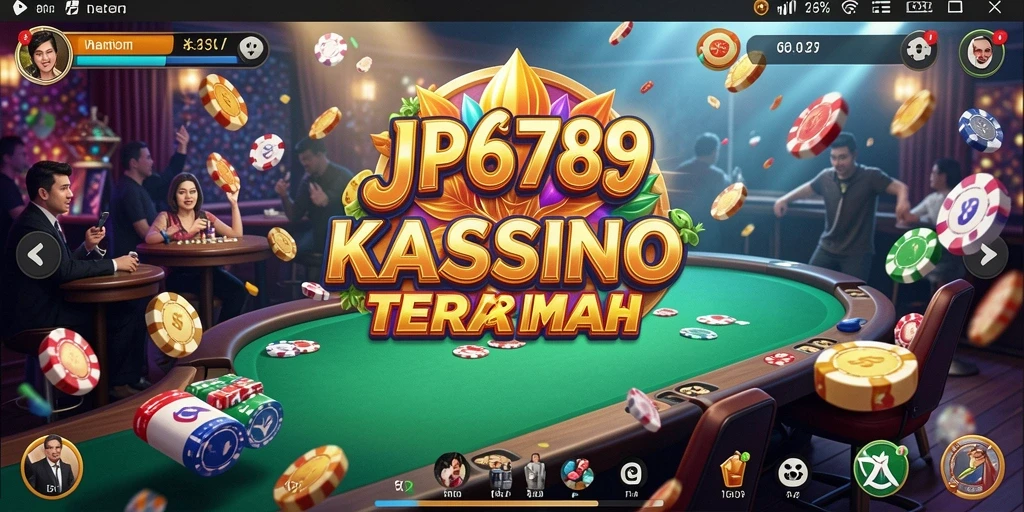 Screenshot gameplay JP6789 yang menampilkan keseruan kasino.