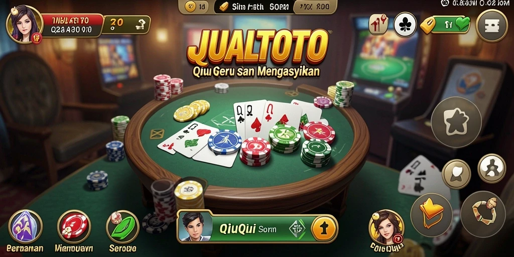 Screenshot gameplay QiuQiu JUALTOTO yang penuh aksi.