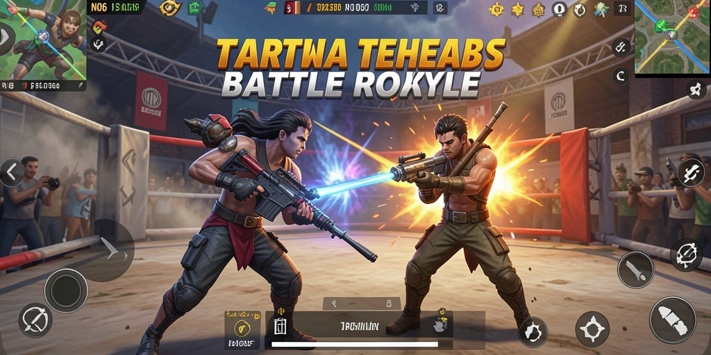 Gameplay intens di arena pertempuran N06 yang mendebarkan.