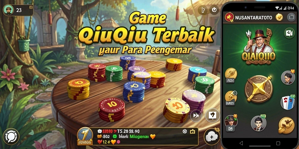 Screenshot gameplay NUSANTARATOTO yang menunjukkan aksi seru permainan QiuQiu.
