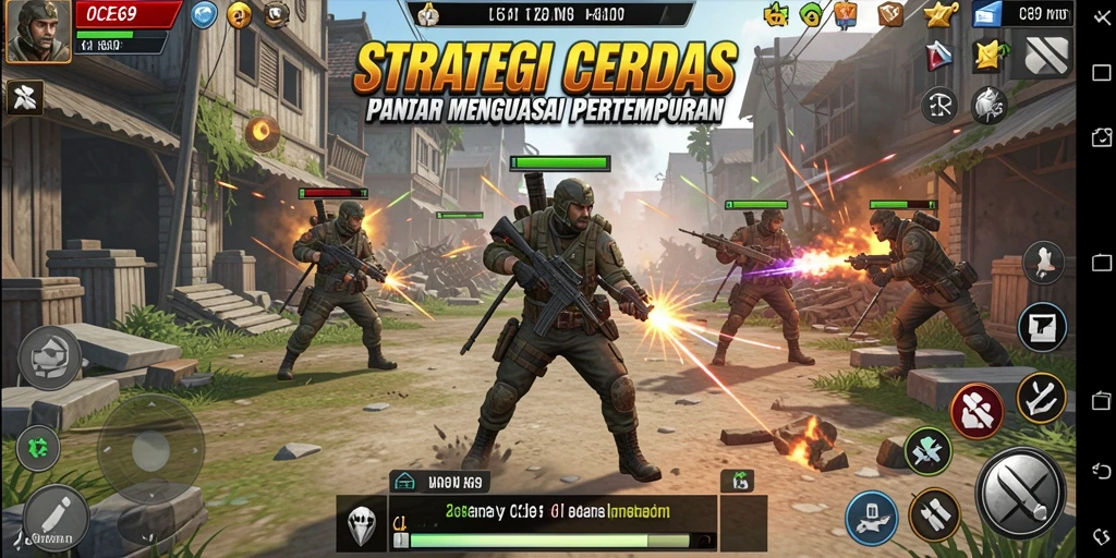 Tampilan gameplay OCE69 yang memukau dalam pertempuran strategi.